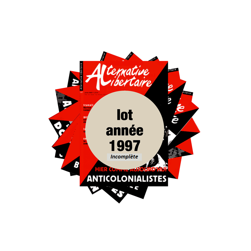 Lot : les journaux de l'année 1997 année incomplète Lot : les journaux de l'année 1997 année incomplète