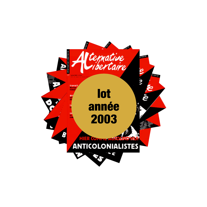 Lot : les journaux de l'année 2003 Lot : les journaux de l'année 2003