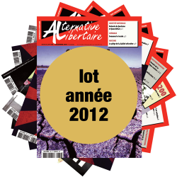 Lot : les journaux de l'année 2012