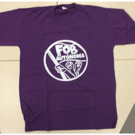 Tee-shirt FOB violet