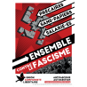 (x100) Autocollants ''Ensemble contre le fascisme''