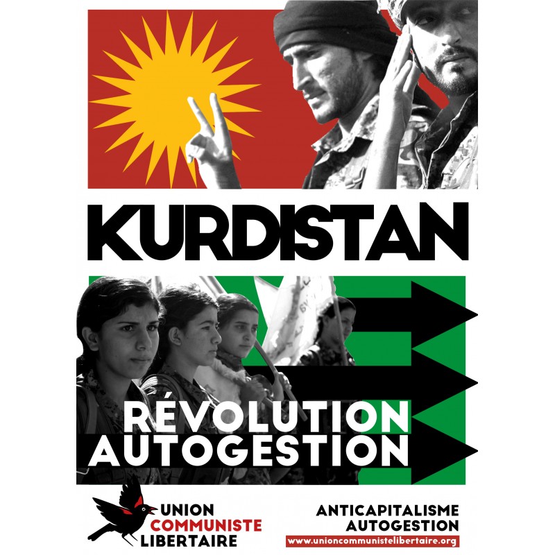 copy of (x50) Affiches ''Kurdistan, Révolution, Autogestion"