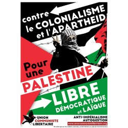 (x50) Affiche "Palestine...
