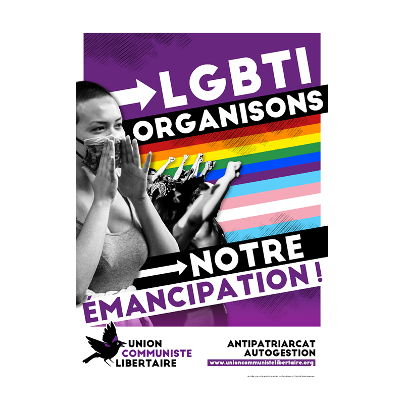 (x50) Affiche "LGBTI Organisons notre émancipation"