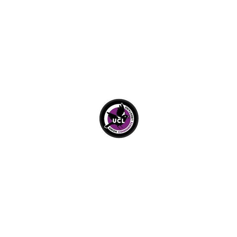 Badge UCL Violet et Noir Badge UCL Violet et Noir