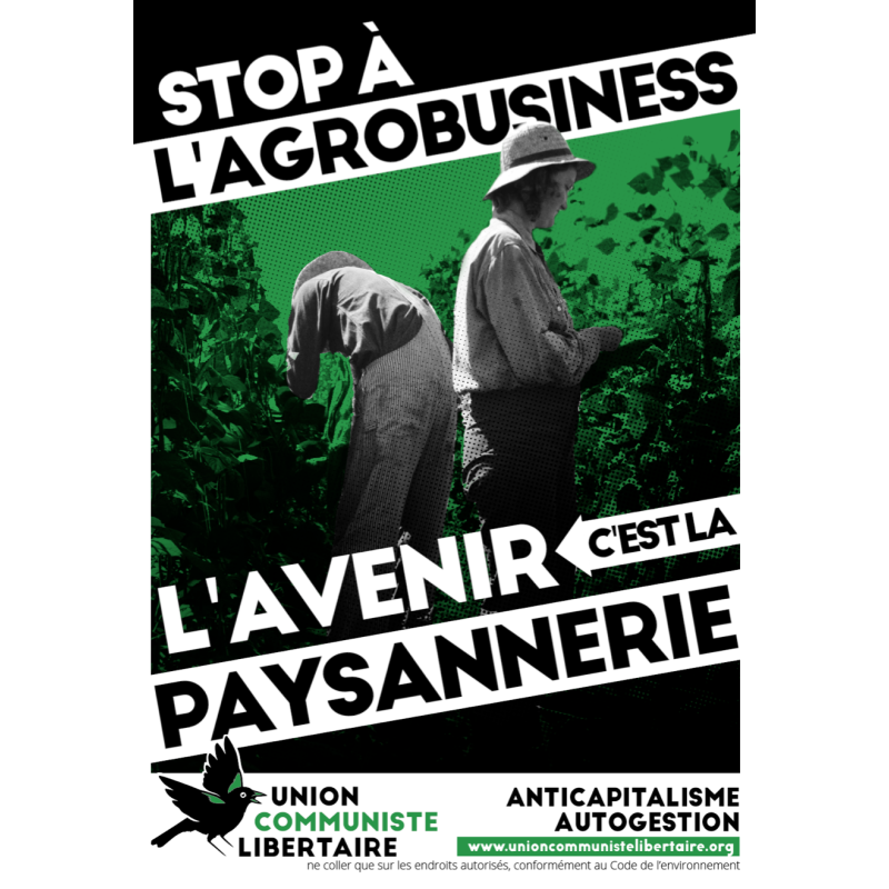 (Autoc x 100) Stop à l'Agrobusiness l'Avenir c'est la Paysannerie