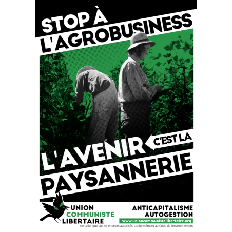 (Autoc x 100) Stop à l'Agrobusiness l'Avenir c'est la Paysannerie