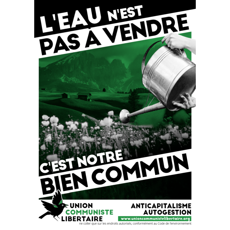(Autoc x 100) L'Eau n'est pas à Vendre c'est notre Bien Commun