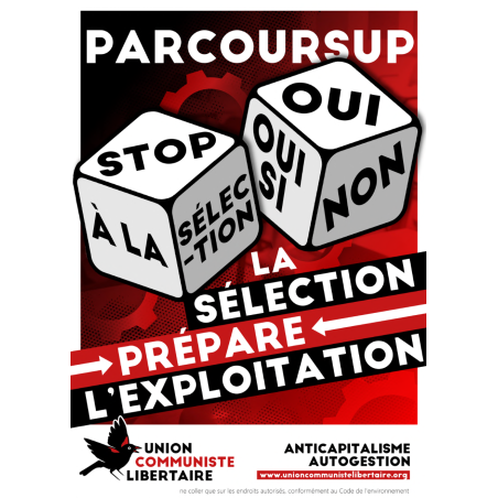 (Autoc x 100) Parcourup Stop à la sélection. La sélection prépare l'exploitation